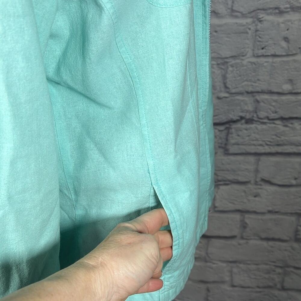 Birch Hill Coastal/Beachy Linen Blend Jacket - Picture 4 of 10